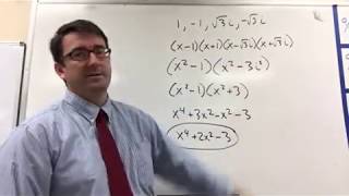 Precalculus Chapter 2 Practice Exam Problem 19