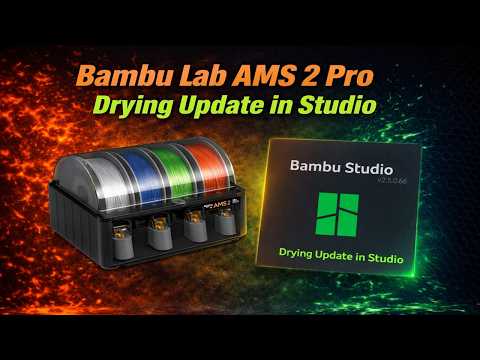 Bambu Lab AMS 2 Pro Drying Update H2C/H2D