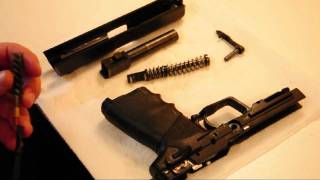 How to field strip, clean, and maintain an H&K USP and Magazine (HD)