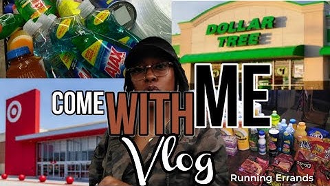 COME WITH ME | VLOG | RUNNING ERRANDS | TARGET & DOLLAR TREE + HAUL