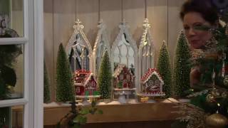 Antiqued Cathedral 4-Panel Mirror by Valerie on QVC