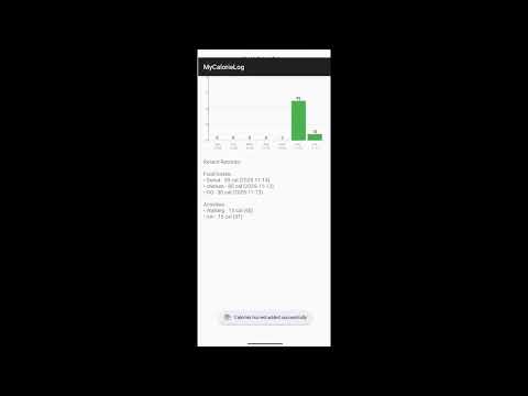 MyCalorieLog | Lab Task 2 DFP 50293