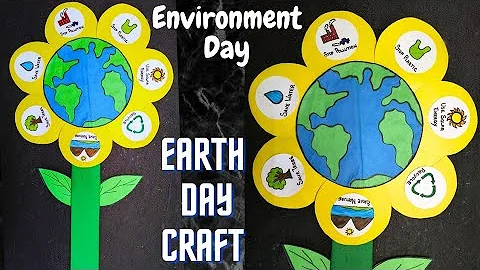 Environment Day Craft Ideas | Save Earth|Paper Craft | Earth Day|Environment Day @craftthebest1