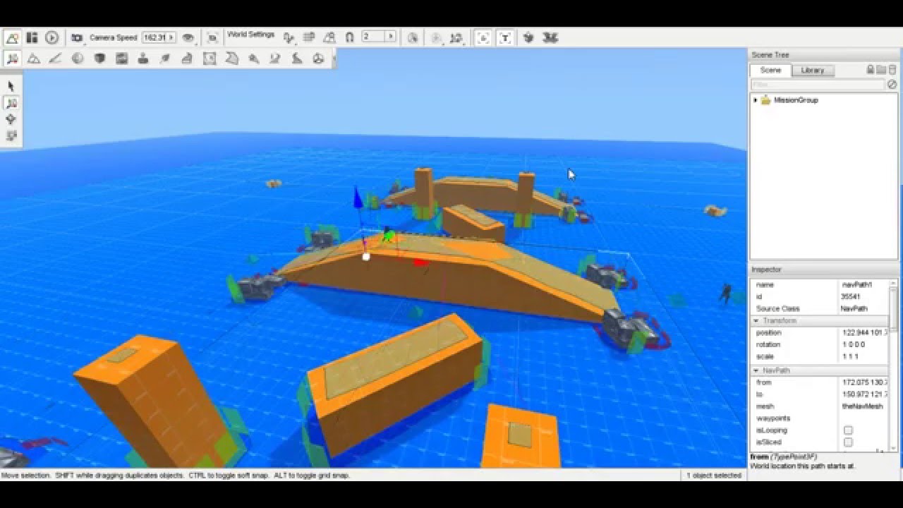 Torque3D - AI using Navigation Mesh and WayPoints - YouTube