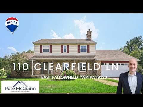 110 Clearfield Ln, Coatesville, PA home video tour