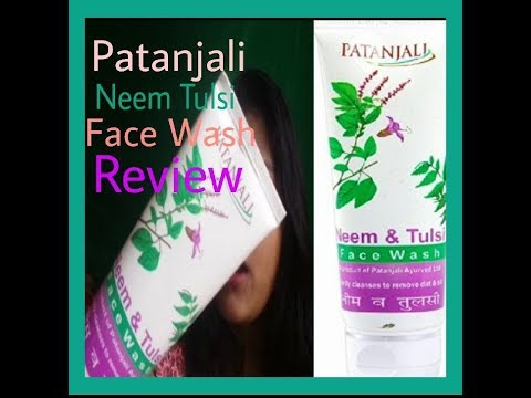 Patanjali Neem Tulsi Face Wash Review, Acne,  Honest Review of Patanjali products
