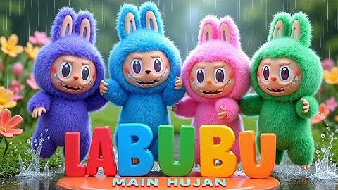 Labubu Main Hujan! Seru Banget Lagu Anak Indonesia Terbaru