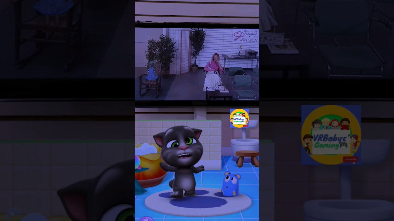 wake up |scary chair moving vs my talking tom scary night |