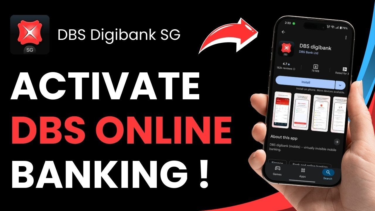 Как активировать онлайн-банкинг DBS!