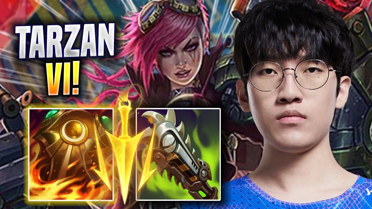 TARZAN IS A MONSTER WITH VI! - LNG Tarzan Plays Vi JUNGLE vs Poppy! | Season 2022