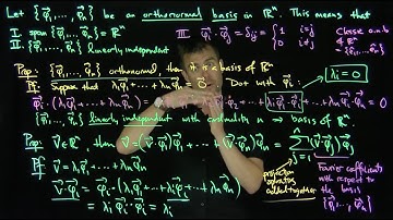 Orthonormal Bases and Fourier Representations in Euclidean Space