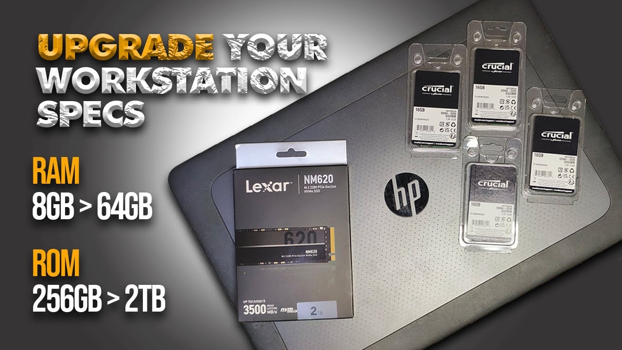 Upgrading the HP ZBook 15 G3 UPGRADE | 8GB to 64GB RAM + 256GB to 2TB SSD |