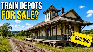 7 Old Train Depots Selling for the Price of a Used Car