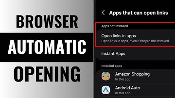 How To Fix Link Direct Open On Browser