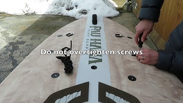 How To: Install D-ring and Bungee Cord onto your paddle board
