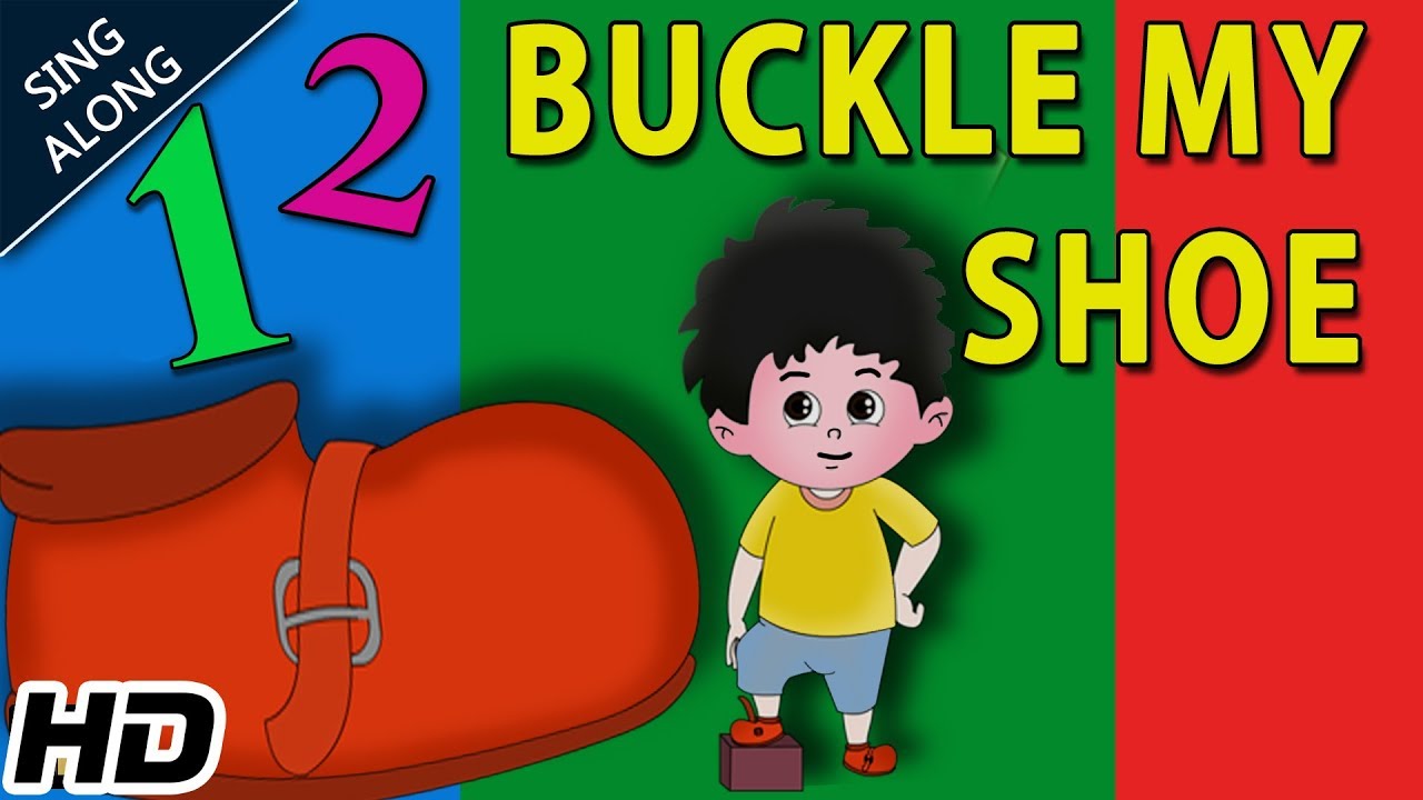 One Two Buckle My Shoe (HD) Sing Along Nursery Rhyme | Popular Kids ...