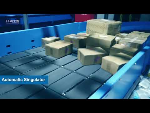 单件分离 Wayzim Sorting solution with Parcel singulator