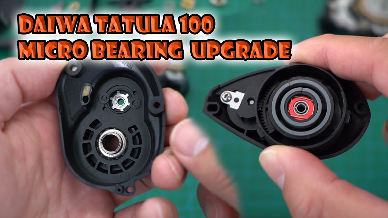 Daiwa Tatula 100 Micro Bearing Upgrade for BFS Fishing - Chameleon DIY Spool  Cast Test 