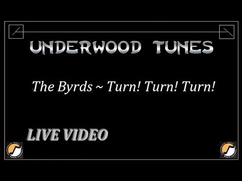 The Byrds ~ Turn! Turn! Turn! ~ 1965 ~ Live Video, On The Ed Sullivan Show