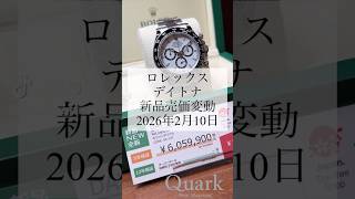 Rolex] Daytona New Sales Price Changes from February 2026 - [Quark