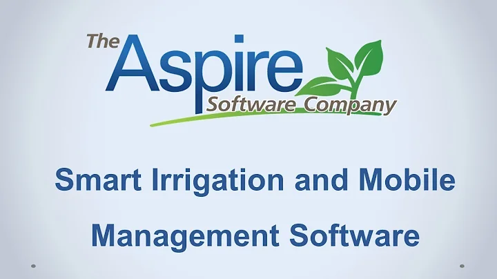 Smart Irrigation and Mobile Management Software