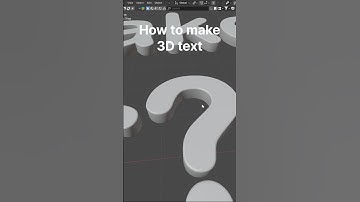 day1 designer vs blenderman(how to make 3D text in blender)