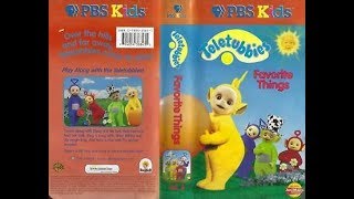 Opening \u0026 Closing To Teletubbies Favorite Things 2001 Vcd Thai Homemade