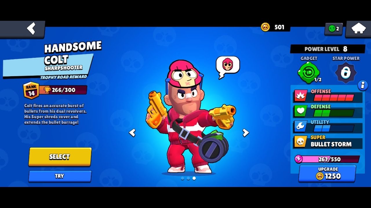 AM CUMPARAT SKINUL HANDSOME COLT PE CONTUL SECUNDAR! BRAWL STARS - YouTube