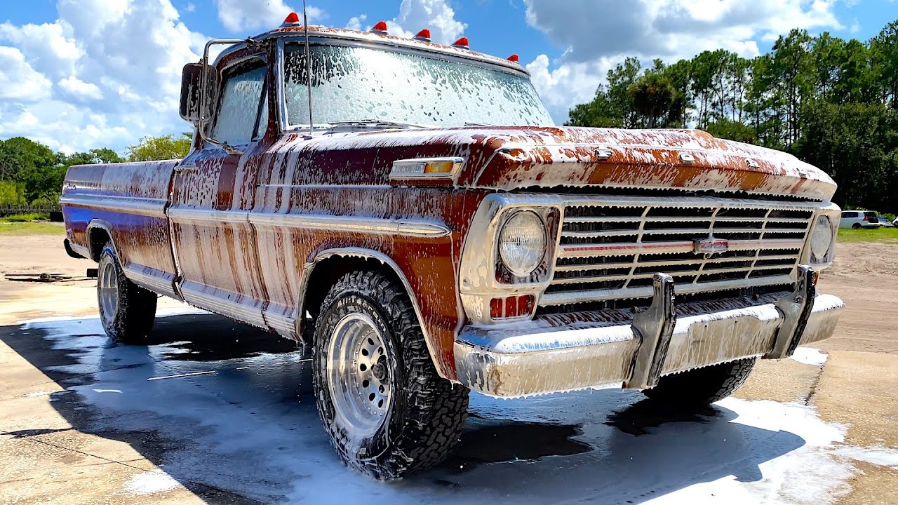 ПЕРВАЯ МОЙКА | FORD F100 Ranger 1969 года