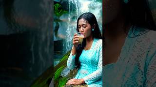 Menikmati Kopi di Tengah Hujan & Alam – Gadis Jawa Berkebaya di Air Terjun #asmr#rain#nature #relax