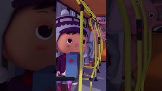 La llanta del Autobús no tiene aire 🛞🚌| #CancionesInfantiles #Caricaturasparabebés #LittleBabyBum