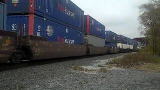 CSX 4585 Leads Intermodal at Blue Island