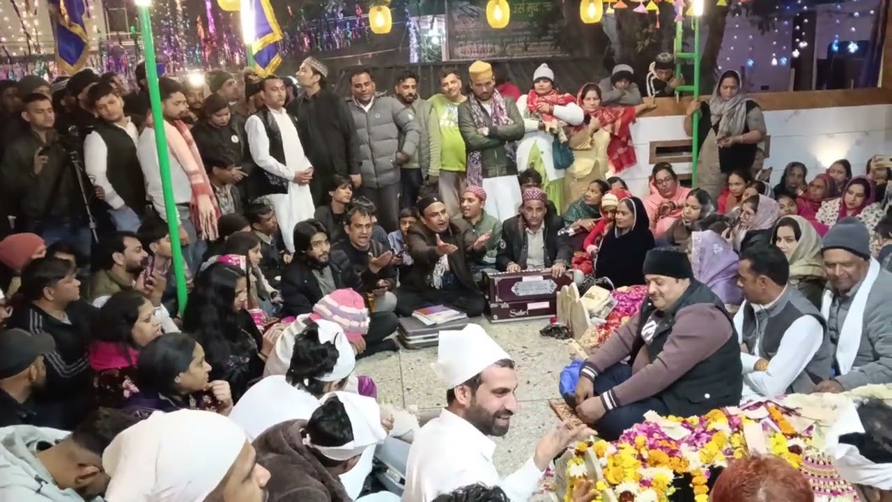 Mamu Darbar Gangoh urs 481# 🌹🌹tu kuja man kuja🌹🌹Qawwal नौशाद साबरी #मामू मौला बक्श गंगोह 