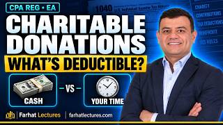 Charitable Contribution Deduction Explained | Tax Rules, Examples & CPA Exam