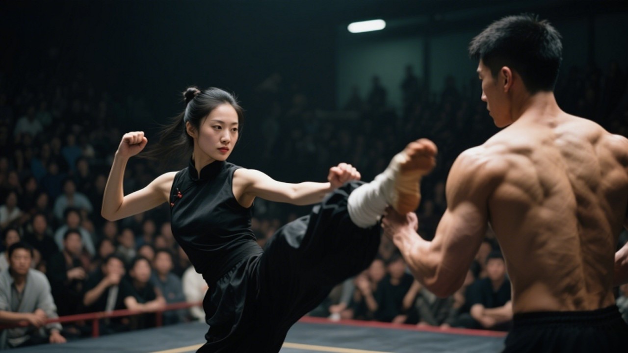 Боевые Школы Бросили Вызов! Хрупкая Девушка Тайцзи Победила Всех!