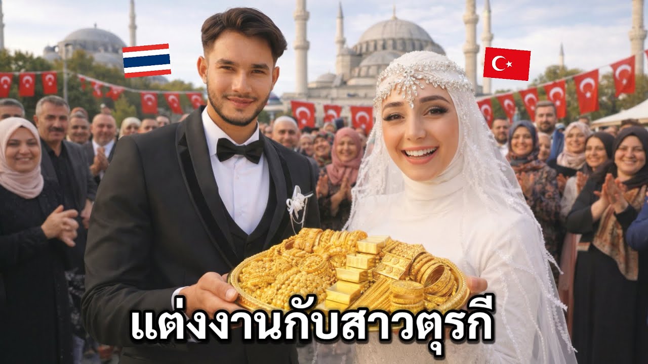 พิธีงานแต่งที่ตุรกี ปั่นจักรยานพิสูจน์รัก จากไทย-ตุรกี สำเร็จแล้ว