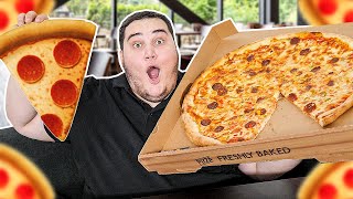 JE MANGE LÉMOJI PIZZA XXL DANS LA VRAIE VIE  ? (Délicieux..)