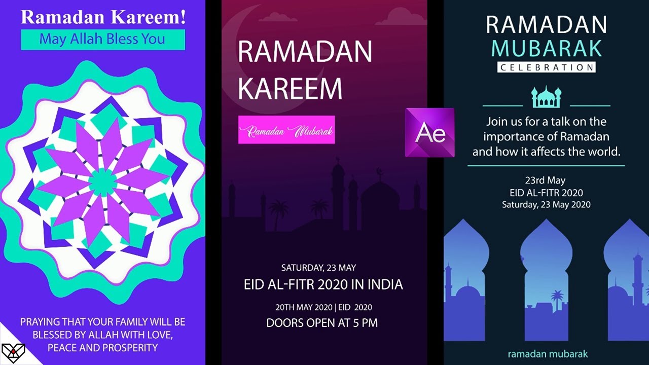 Free - Ramadan Instagram Stories | Free download After Effects Template