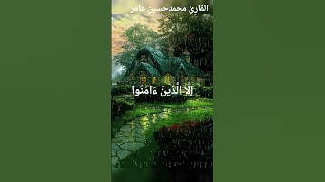 القارئ محمدحسين عامر | سورة العصر