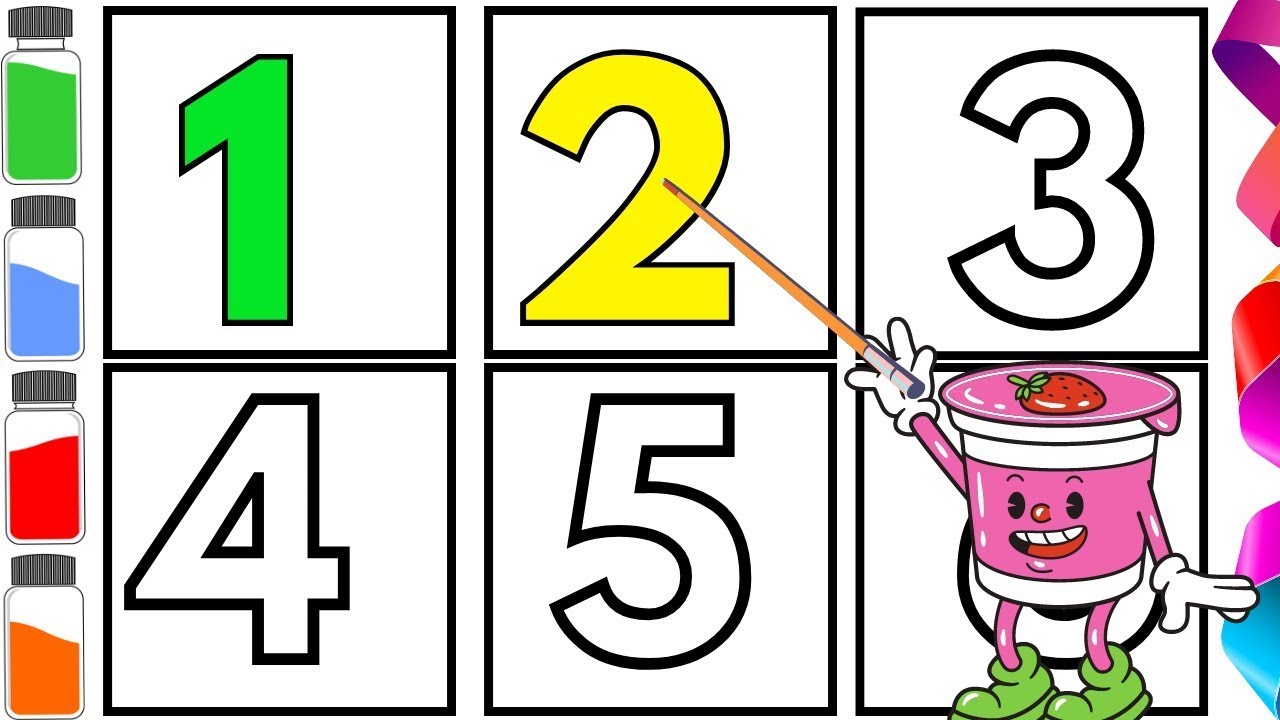 Counting Numbers | write and read numbers | 123 learning for kids | 1-10 | 123 counting for kids