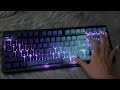 Electric blue flow!☠️😎💙⌨️#fyp #foryou #zornher #zh980 #blue #flow #blue #flow #asmr #cool #trend