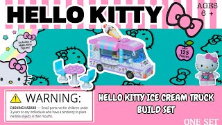 Watch Me Build a Hello Kitty Ice Cream Truck | 125 Pieces| FIVE BELOW FINDS| Adult Collector