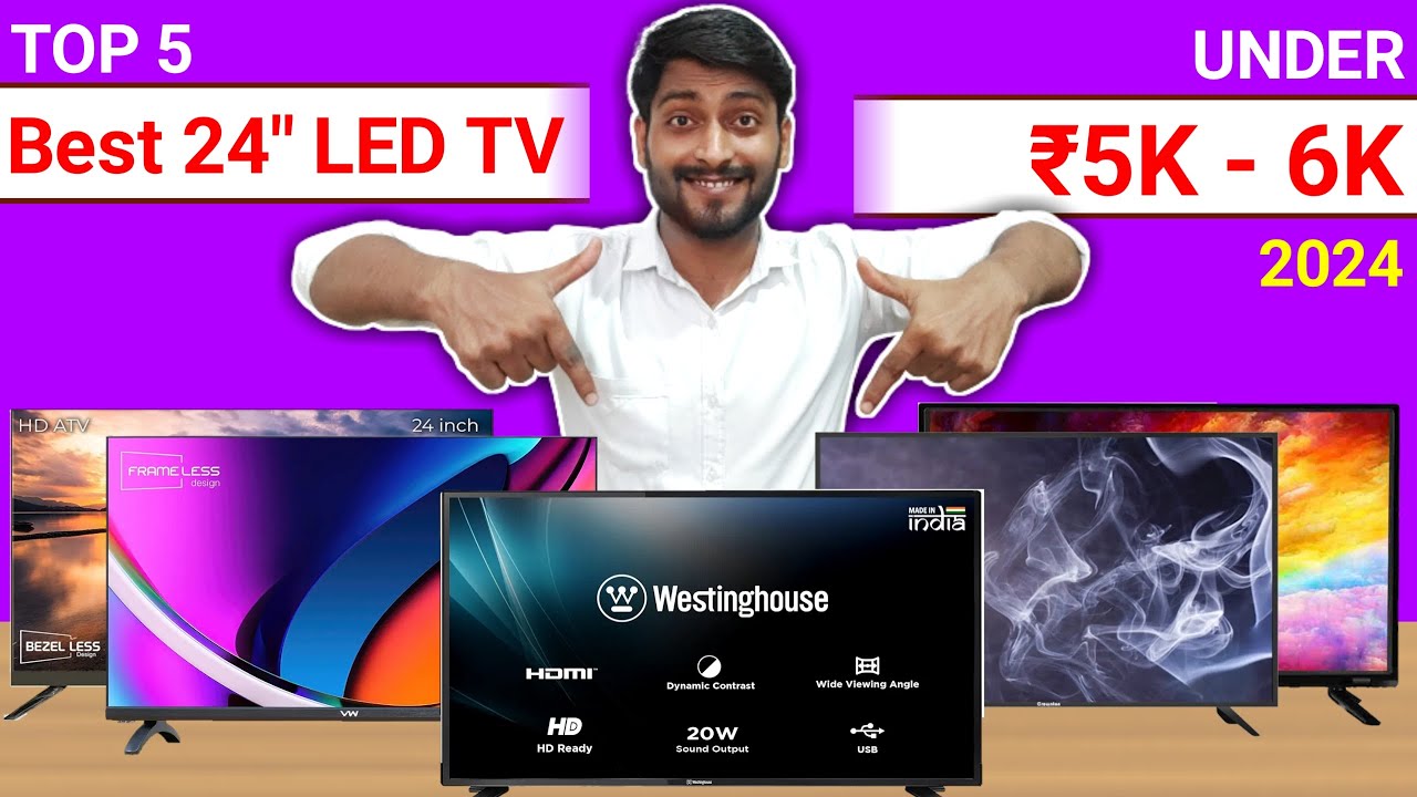 Top 5 Best 24 Inch LED TV Under 6000⚡January 2024 Best LED TV Under