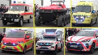 Rettmobil International 2026 - EMS & Fire Rescue Expo - Emergency Vehicle Lights & Sirens Parade