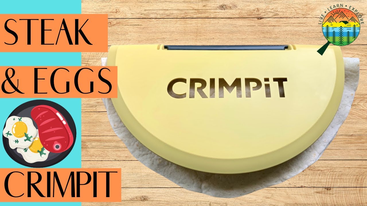 Steak & Eggs CRIMPIT Wrap RECIPE-Crimpit Wrap Recipes-Crimpit Sandwich Maker -Crimpit Toastie Maker 