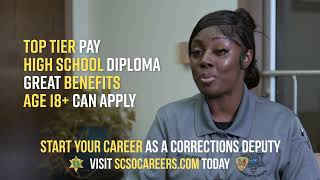 Start Your Career As A Corrections Deputy with SCSO