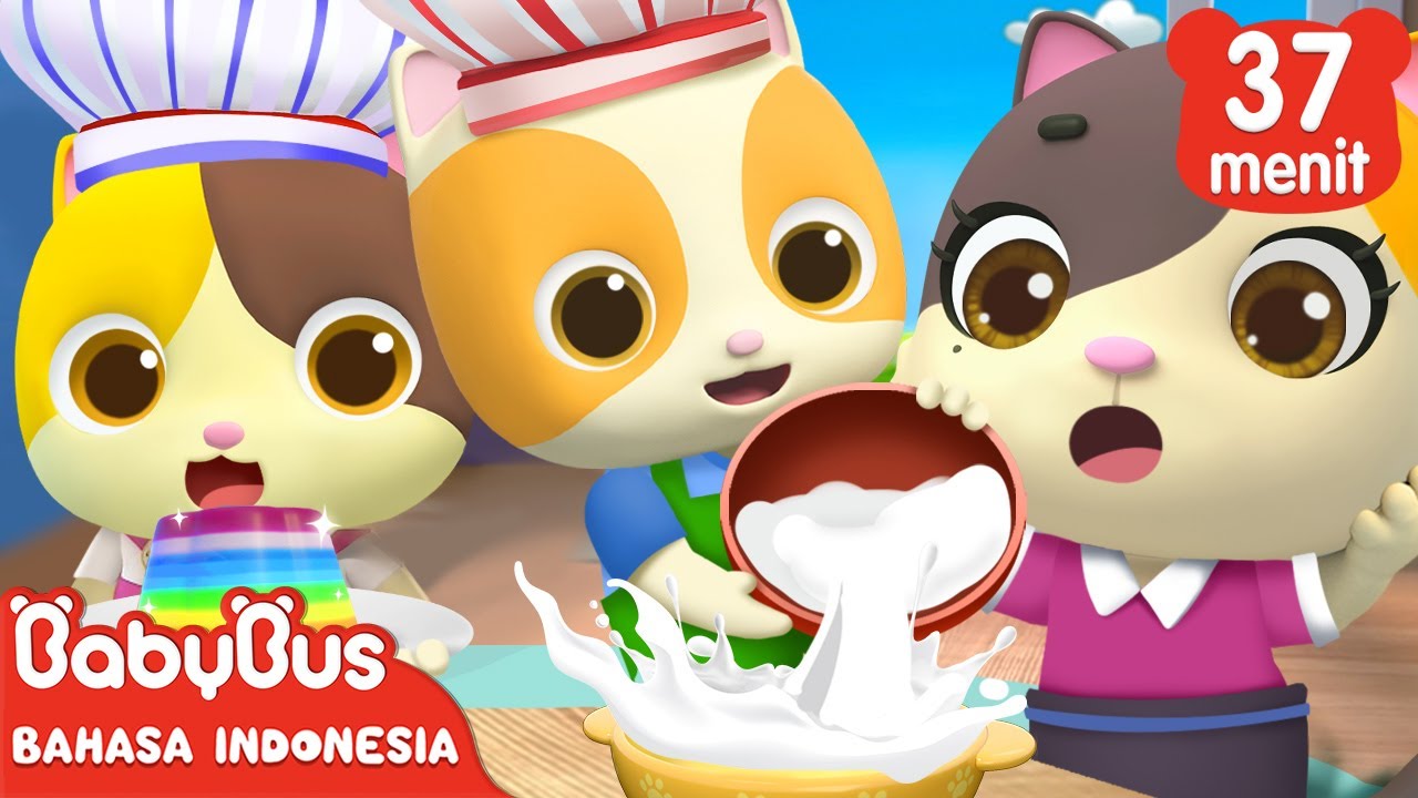 ⁣Yuk Kita Membuat Makanan Menyenangkan dan Menarik | Lagu Makanan Anak | BabyBus Bahasa Indonesia