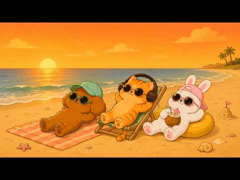 Playlist | Sunlit Chill Jazz Groove by the Sea 🌅 | Summer Cafe Music