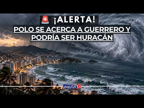 🚨 Tormenta Tropical Polo se acerca a Guerrero: podría intensificarse a huracán hoy
