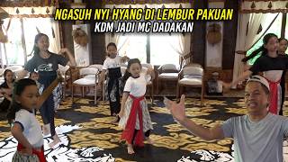 Babysitting Nyi Hyang at Lembur Pakuan | KDM Becomes an Impromptu MC